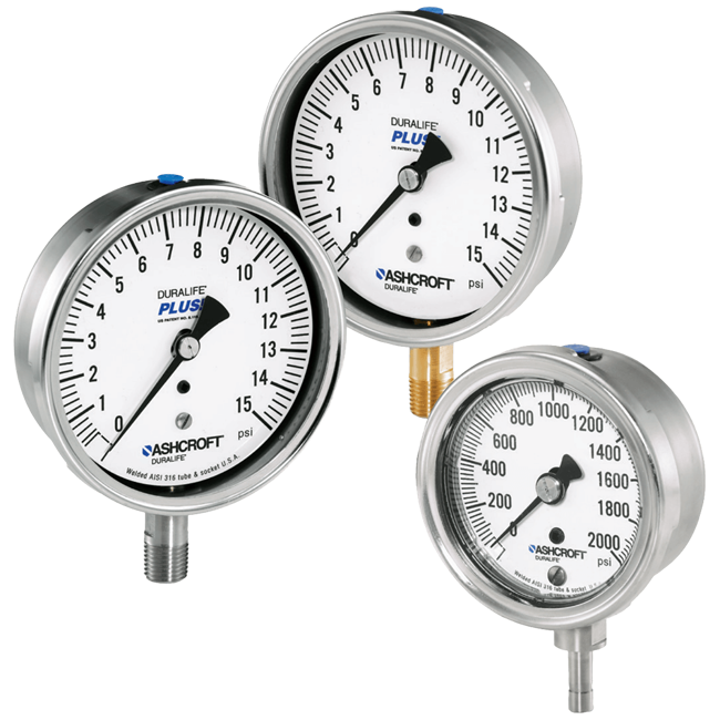 Ashcroft Stainless Steel Case Gauge, 1009 Duralife